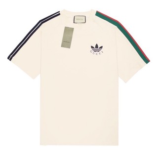 Áo thun gc phối das logo thêu - áo phông nam nữ cổ tròn chất cotton cao cấp