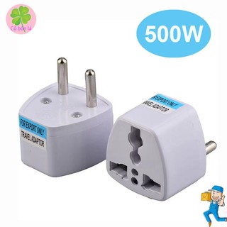 Giắc Ổ Cắm, Phích Cắm Chuyển Đổi 3 Chân Sang 2 Chân Nguồn 220V, Sử Dụng Cho Nhiều Thiết Bị