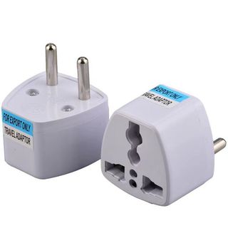 Ổ Cắm Chuyển Đổi 3 Chân Sang 2 Chân Giắc 3 Chạc Sang 2 Chấu Phích Cắm Nguồn 220V Thông Dụng