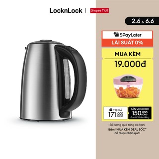 Bình đun siêu tốc Lock&Lock temperature control electric kettle 1.7L EJK136SLV