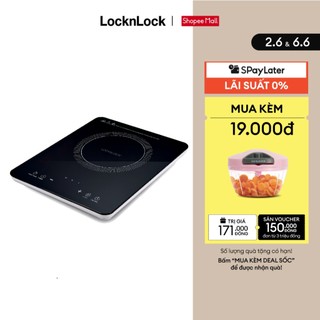 Bếp điện từ Lock & Lock Induction Cooker, 220-240V, 50/60Hz, 2000W - Màu đen EJI411