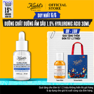 Tinh chất dưỡng ẩm tối ưu Kiehl's Ultra Pure High-Potency Serum 1.5% Hyaluronic Acid 30ML