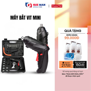 Máy bắt vít cầm tay máy khoan pin mini metis bắt vít đa năng 2 chiều pin sạc hộp 47 món
