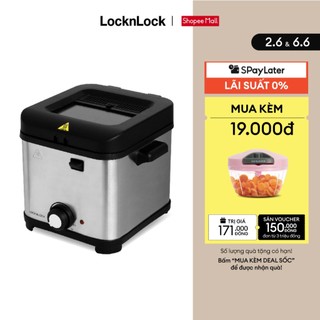 Nồi chiên ngập dầu Lock&Lock Deep Fryer 1.5L - Màu bạc - EJF716SLV