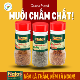 Combo Muối Chấm Signature: muối tiêu lá chanh + muối sả ớt + muối tôm