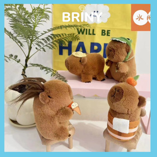 Gấu bông capybara móc khóa nâu chuột lang quà tặng first date sinh nhật tốt nghiệp bạn bè Briny G03