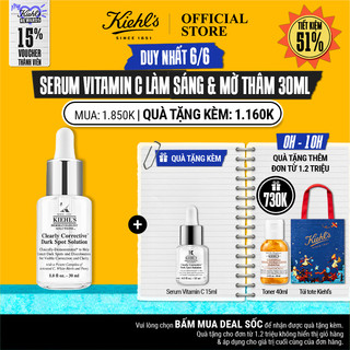 Serum Vitamin C Làm Sáng Da & Mờ Thâm Mụn Kiehl's Clearly Corrective™ Dark Spot Solution 30ML