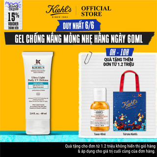 Gel chống nắng Kiehl's Ultra Light Daily UV Defense Aqua Gel SPF 50 PA++++ 60ml