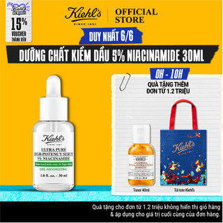 Tinh chất dưỡng da kiềm dầu tối ưu Kiehl's Ultra Pure High-Potency Serum 5.0% Niacinamide