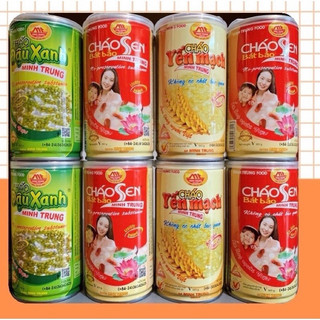 Cháo Sen Bát Bảo Minh Trung-Cháo Ăn Liền: Nếp Cẩm, Đậu Đỏ, Yến Mạch...Đầy Đủ Các Loại. Không Chất Bảo Quản - 365g