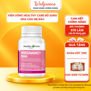 Vitamin tổng hợp cho mẹ bầu Heathy Care Pregnancy DHA 45 viên tăng cường miễn dịch cho mẹ và bé
