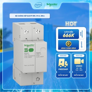Thiết bị chống sét lan truyền SPD 1P+N EZ9L33620 dòng cắt 20kA (Type 2) Easy9 Schneider | CB chống sét