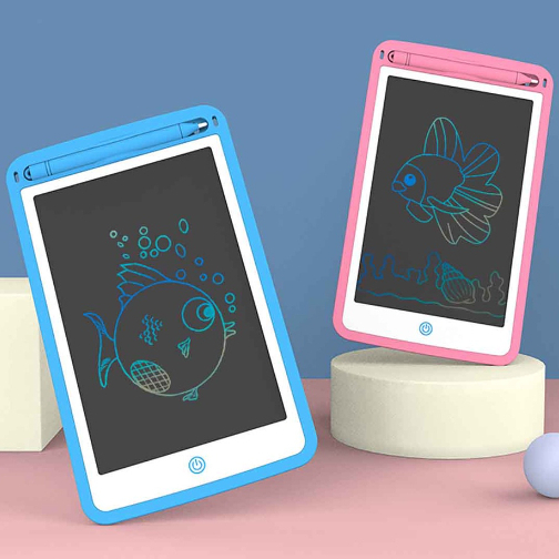 Bảng Vẽ Điện Tử 3D Tự Xóa Thông Minh Cho Bé, Bảng Vẽ Màn Hình LCD Cao Cấp Nhiều Màu Sắc