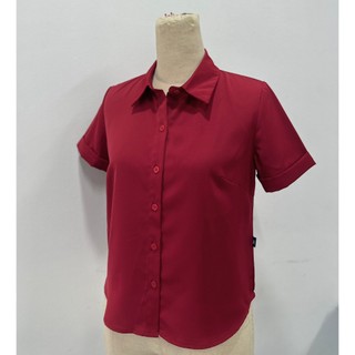 Sơ Mi Cổ Đức Dáng Suông Tay Cộc UK Fashion  Thời Trang Công Sở Thanh Lịch, Nữ Tính UKSM2405020