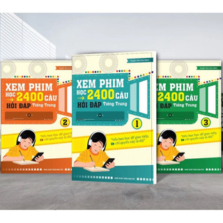 Sách-Xem phim học 2400 câu hỏi đáp tiếng Trung tập 123 ( có kèm video )
