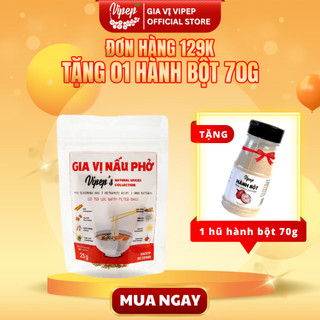 Gia Vị Nấu Phở Bò Tự Nhiên Vipep 25g - Gia vị Vipep
