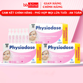 Nước muối sinh lý cho bé Physiodose vệ sinh mắt mũi miệng BBShine, Nước muối sinh lý kháng khuẩn an toàn cho bé - I022