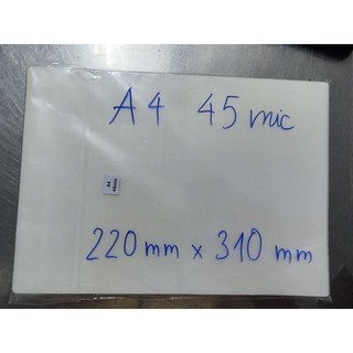 Màng ép giấy ép plastic 45 mic A4 100 tờ chuẩn kích thước