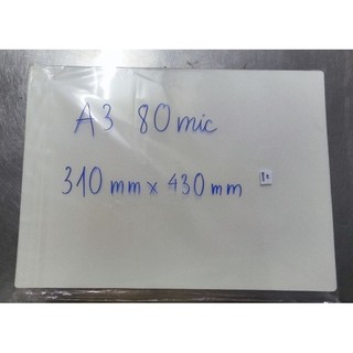 Màng ép plastic A3 80mic chuẩn độ dày kích thước màng