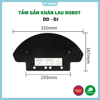Phụ kiện dành cho robot hút bụi lau nhà DD35, DD36, DD37, DJ35, DJ36 tấm gắn khăn lau, gắn giẻ
