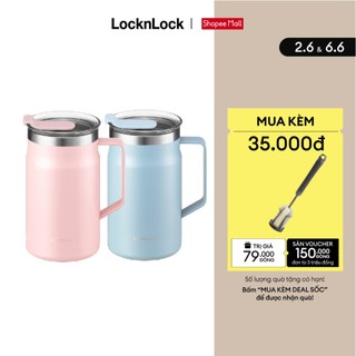 Cốc giữ nhiệt Lock&Lock Metro Table Mug 600ml LHC4282 (2 màu)