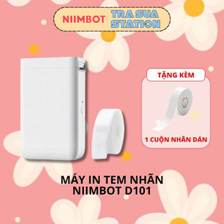NIIMBOT D101 Máy in nhãn cầm tay Bluetooth in label dùng cho kinh doanh online, văn phòng và gia đình - Bảo Hành 12T