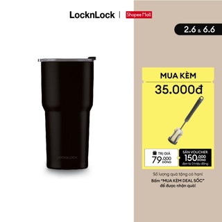 Bình giữ nhiệt Lock&Lock Swing tumbler - 350ml, màu đen LHC4179BLK