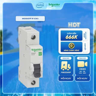 Cầu dao tự động MCB Schneider EZ9F34120 1P 20A 4.5kA C Curve Easy9 | Aptomat bảo vệ an toàn MCB Schneider EZ9F34120