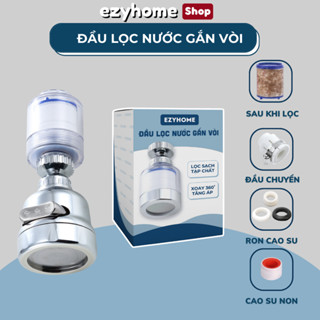 Đầu Vòi Lọc Nước Rửa Bát Tăng áp Xoay 360 Độ Tặng Kèm Đầu Nối EB025  EZYHOME