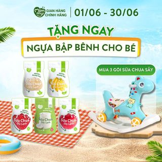 Sữa chua sấy lạnh Mămmy 5 vị: Tổ yến, Táo, Dâu, Chuối và Nguyên bản, chống hóc, bổ sung vitamin cho bé từ 6 tháng tuổi