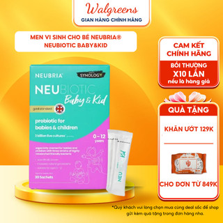 Men Vi Sinh Cho Bé Neubria® Neubiotic Baby & Kid - Bổ Sung Lợi Khuẩn, Giúp Trẻ Tiêu Hoá Tốt, Ăn Ngon