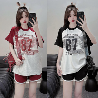 Set đồ nữ mặc nhà rẻ đẹp chất cotton su mùa hè bộ đùi nữ bộ quần áo nữ 3 SIZE 45-75KG bigsize in 1963