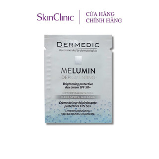  Sachet kem dưỡng ẩm kết hợp chống nắng Dermedic Melumin Brightening Protective Day Cream SPF 50+