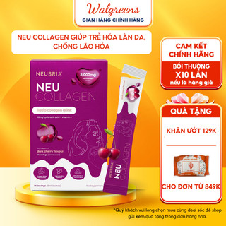 Collagen dạng nước Neubria Neu Collagen 14 gói giúp trẻ hóa làn da chống lão hóa nâng cao sức khỏe phái nữ