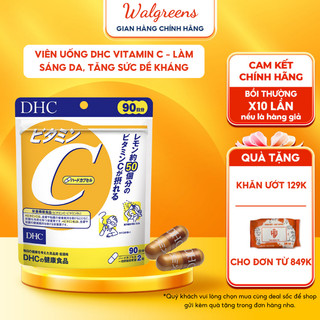 Viên uống bổ sung vitamin C DHC sáng da, mờ thâm và tăng cường đề kháng