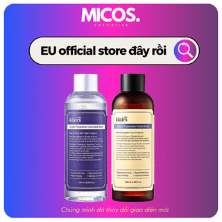 [Loại 180ml] Nước Hoa Hồng Klairs Supple Preparation Unscented/Facial Toner - MICOS