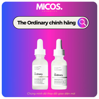 [Loại 30ml/60ml] Tinh chất Serum The Ordinary Hyaluronic Acid 2% + B5 cấp ẩm hồi phục da - MICOS