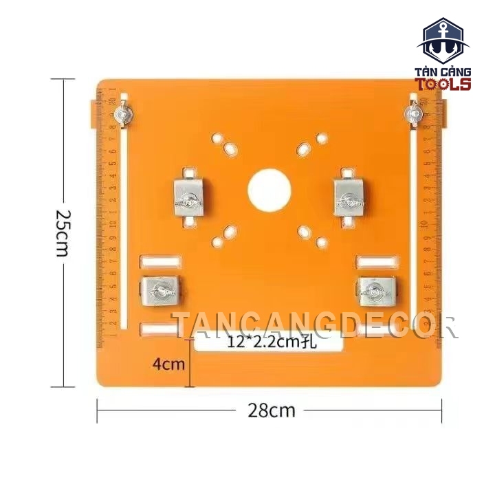 Mặt Gá Máy Phay, Máy Cưa Đĩa Cầm Tay - Chất Liệu Nhựa