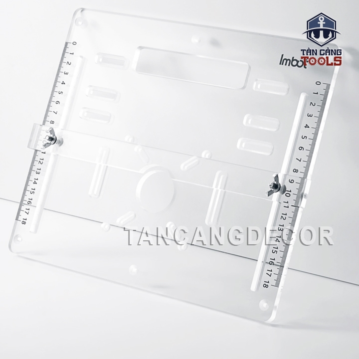 Bộ Mặt Gá Máy Phay, Máy Cưa Đĩa Cầm Tay - Chất Liệu Mica