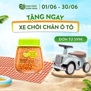 Hạt đậu lăng đỏ Mămmy cho bé ăn dặm cung cấp protein và chất xơ, tốt cho hệ tiêu hóa và sự phát triển của bé - hũ 130g