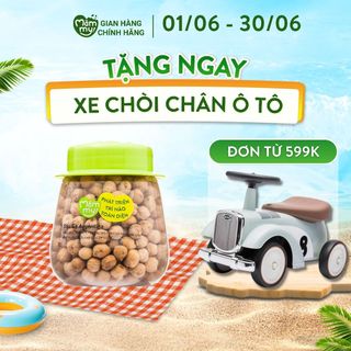 Hạt đậu gà hữu cơ Mămmy cho bé ăn dặm dẻo sánh mịn, giàu canxi, magie phát triển chiều cao, hũ 120g