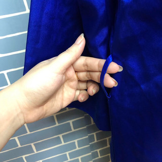 áo nhung xanb trơn 2hand