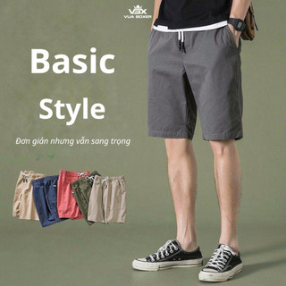 Quần short nam kaki mềm quần đùi nam Flona form trên gối phong cách hàn quốc Vua Boxer - SHORT-FLONA