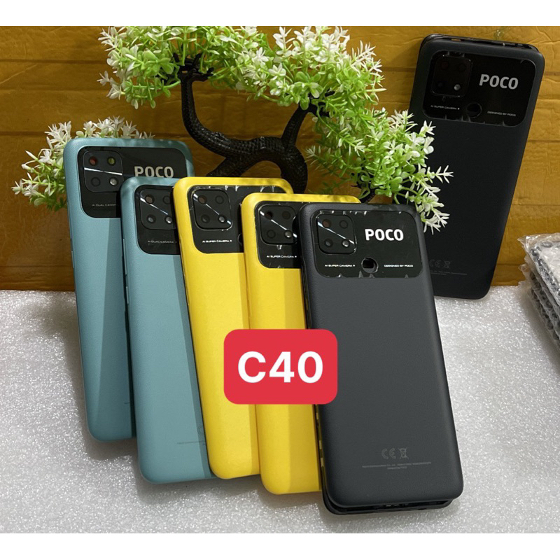 vỏ điện thoại poco c40/ vỏ thay thế điện thoại poco c40 zin mới
