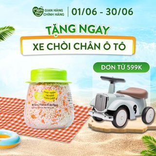 Hạt mix Mămmy cho bé ăn dặm bổ sung Vitamin B  giúp bé ăn ngon bé 6 tháng tuổi Gạo sữa, Hạt diêm mạch,Đậu lăng đỏ, 135g