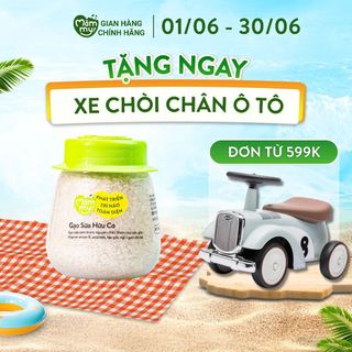 Gạo sữa hữu cơ Mămmy nấu cháo ăn dặm cho bé từ 6 tháng hũ 140gr