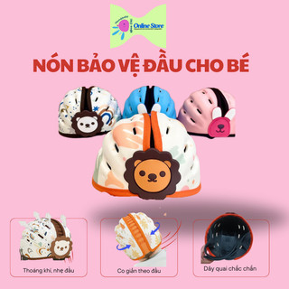 Nón Bảo Hiểm Trẻ Em Cao Cấp Siêu Nhẹ, Thoáng Khí, Đa Năng Cho Bé 6 tháng- 4 tuổi
