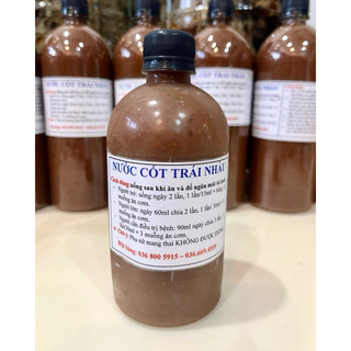 Nước cốt nhàu ngâm đường phèn nhà làm chai 500ml