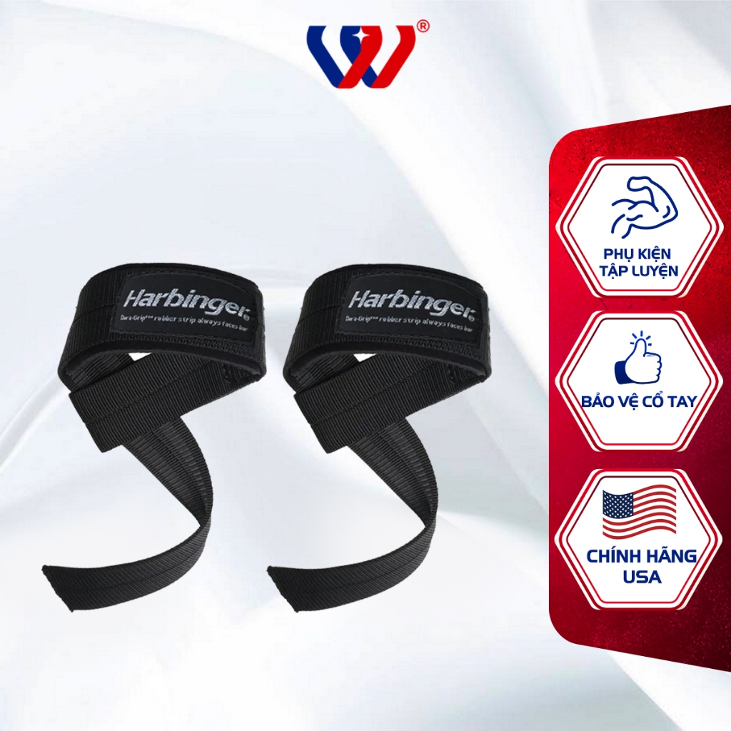 Dây kéo lưng Harbinger Neoprene Padded Lifting Straps