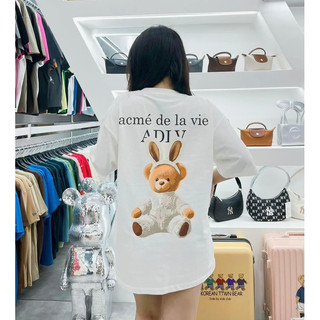 [ CHÍNH HÃNG ] Áo thun ADLV RABBIT BEAR DOLL LOGO SHORT SLEEVE